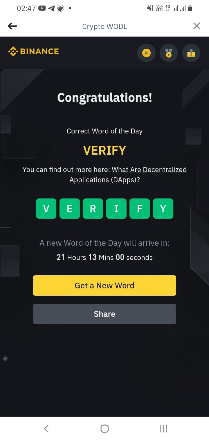 Зарабатывайте баллы каждый день на Binance, играя в Word сег | MiCrypto GH  на Binance Square