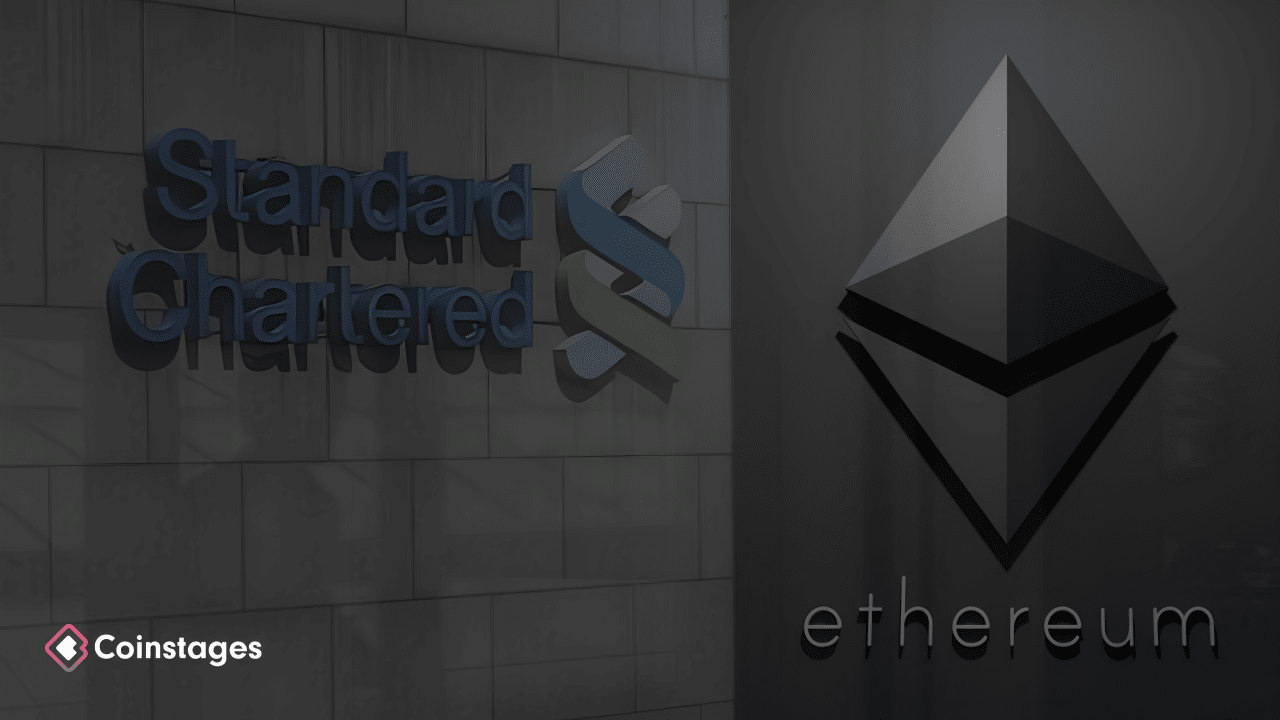 渣打银行预测以太坊(ETH) 价格将达到8000 美元| Coinstages发布于币安广场