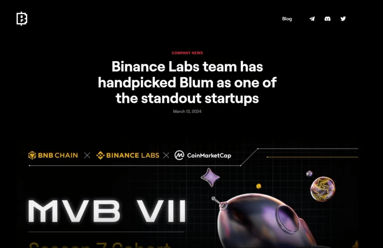 BLUM airdrop is CONFIRMED for 2024! $BLUM = NEXT $NOT! Detailed guide: |  Alpha Batcher on Binance Square