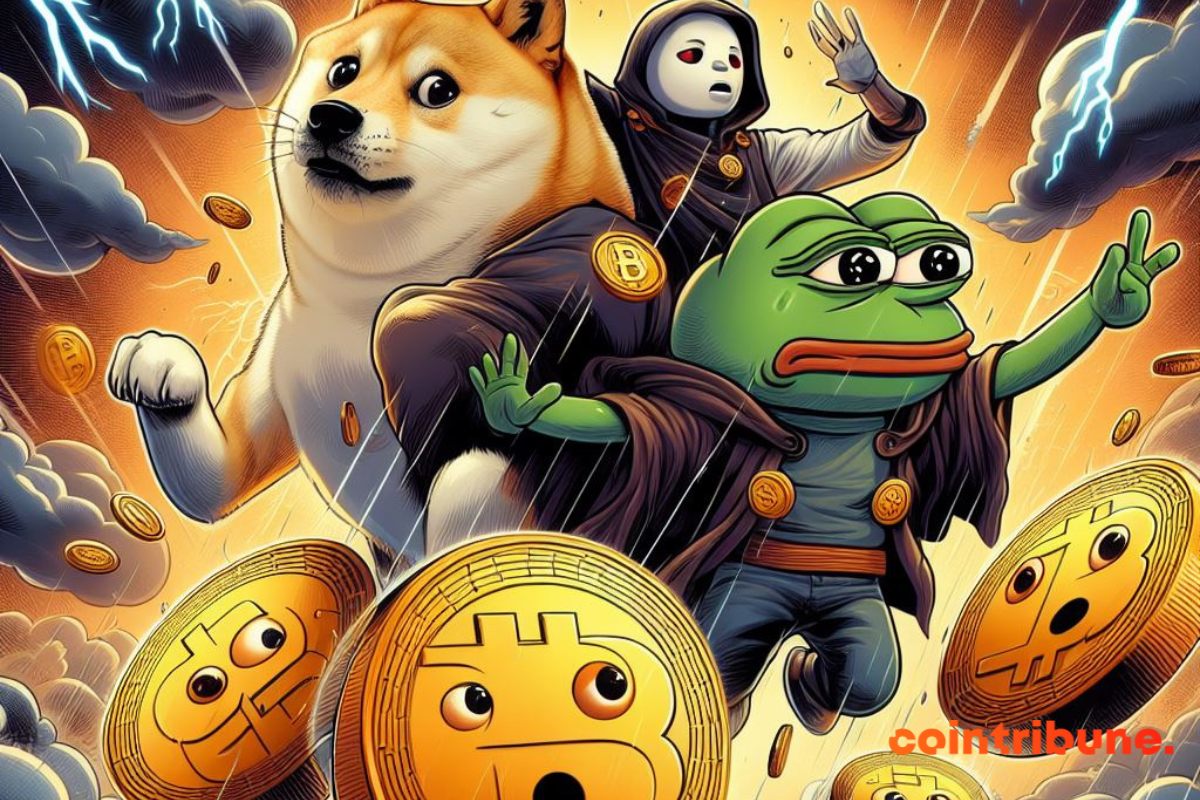 Crypto: Storm over memecoins, DOGE, SHIB and PEPE in free fall |  Cointribune on Binance Square