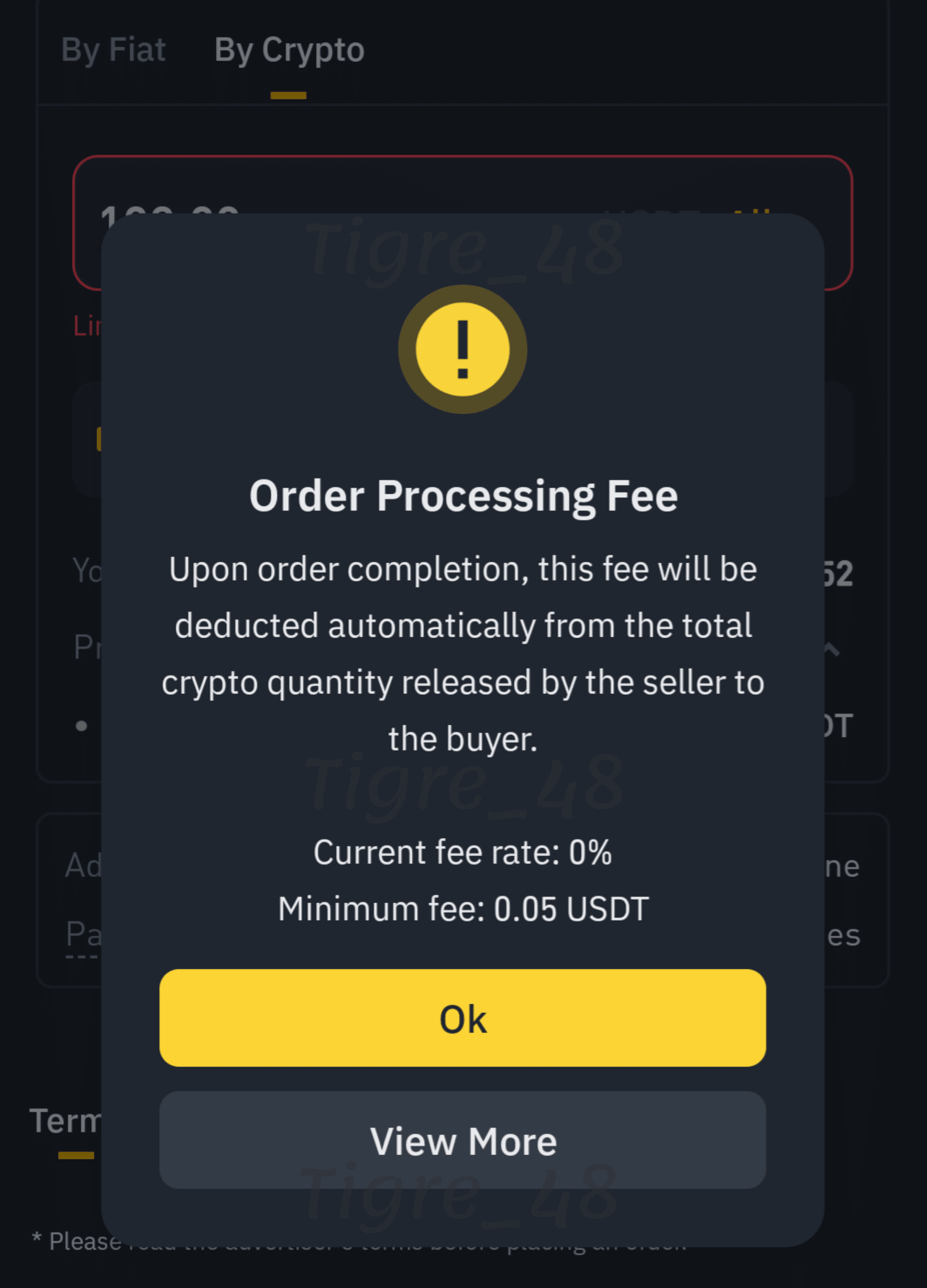 P2P commission (0.05 USDT) and 0.20% | TIGRE_48 on Binance Square