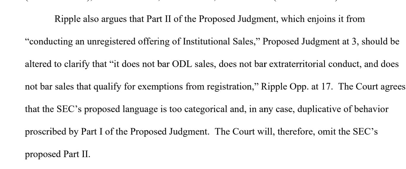 Ripple Judgement