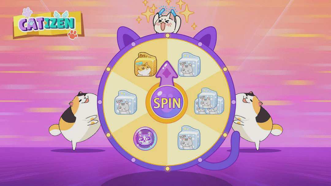 Tính năng Spin trong Catizen