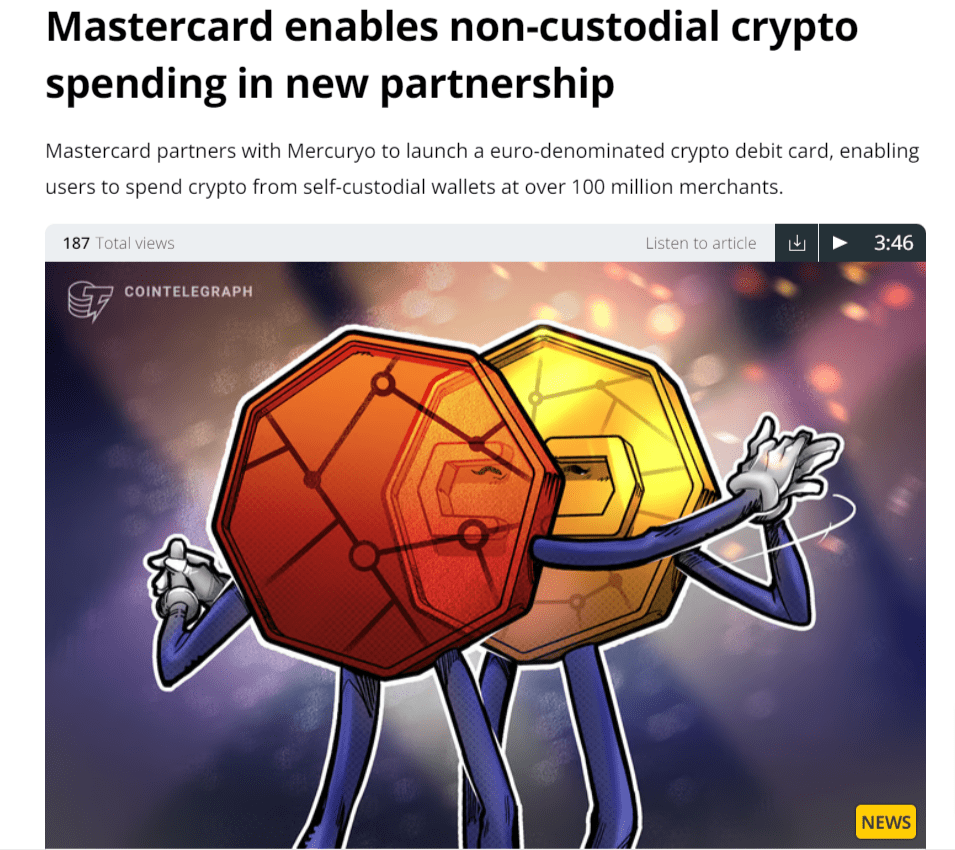 Mastercard and Mercuryo have teamed up to launch a | X mucaN on Binance  Square