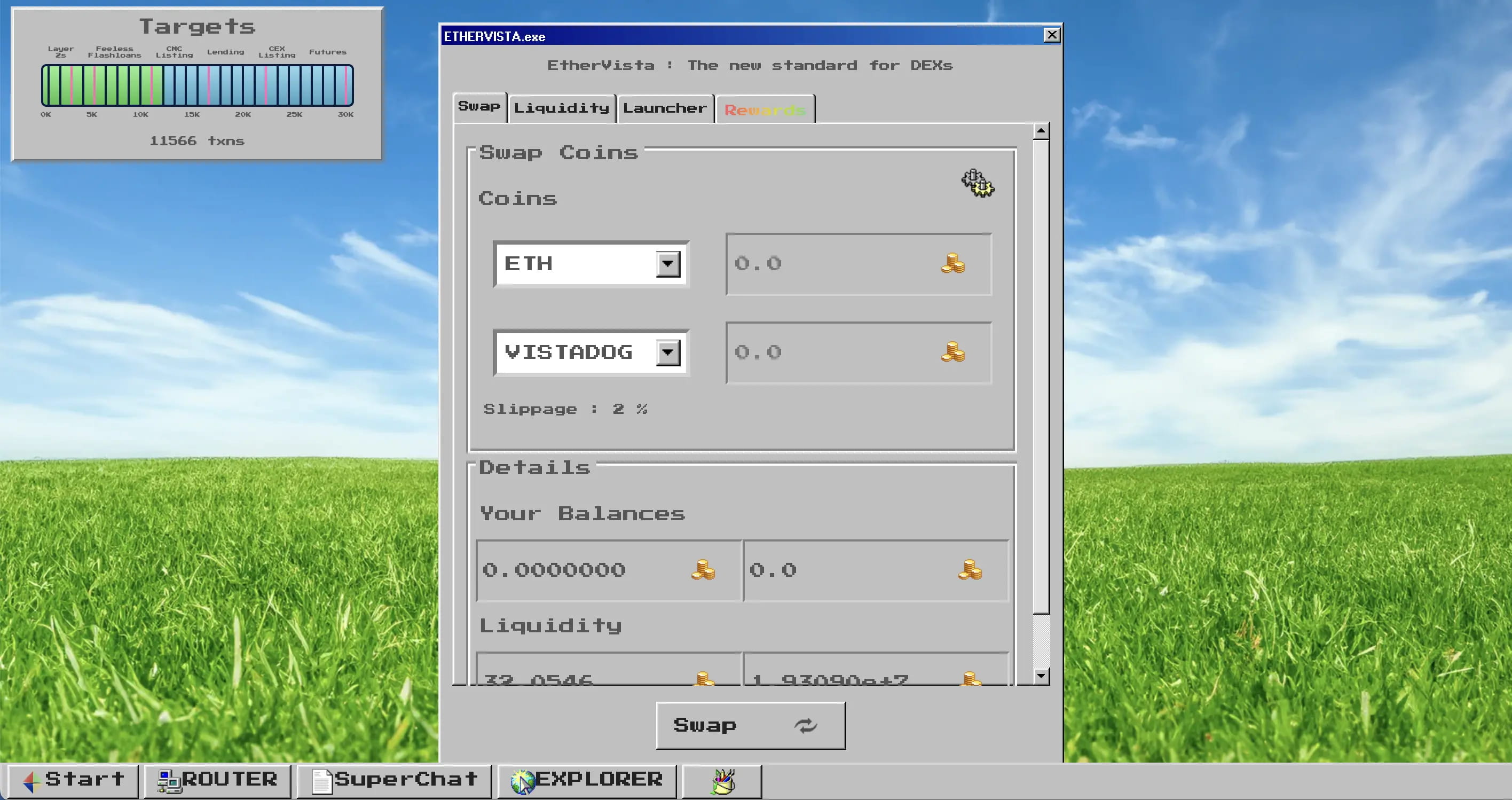 1 日で 10 倍に成長し、開発者が 1 日あたり 30,000 ドルを稼いでいる「DEX の新標準」を主張する EtherVista とは何ですか?  | AiCoin官方 － Binance Square
