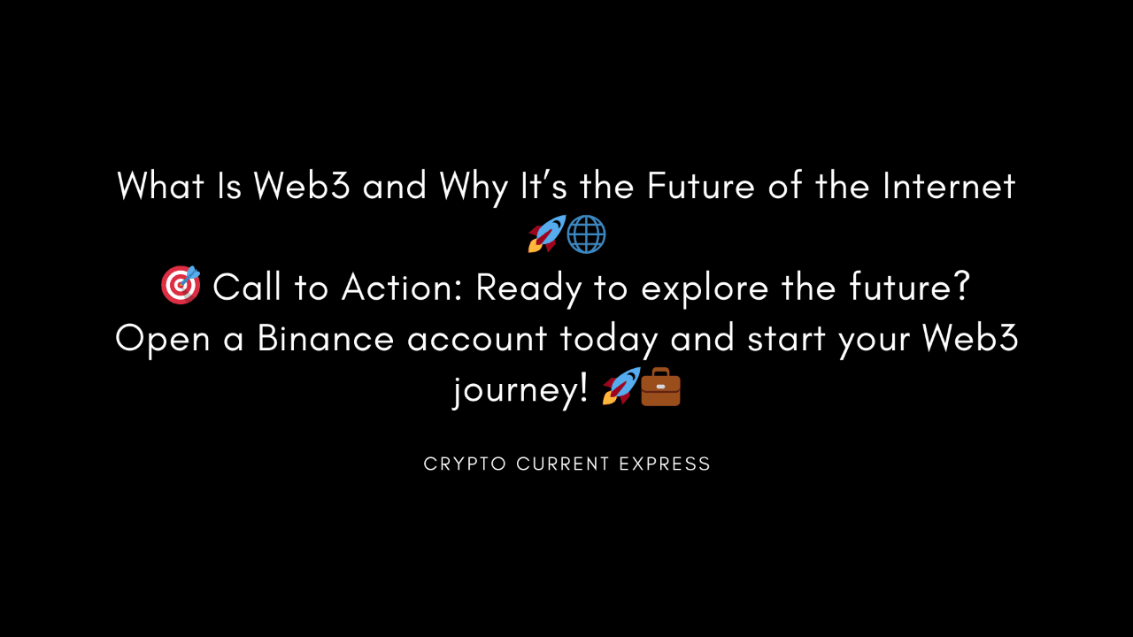 What Is Web3 and Why It’s the Future of the Internet | Crypto Current ...