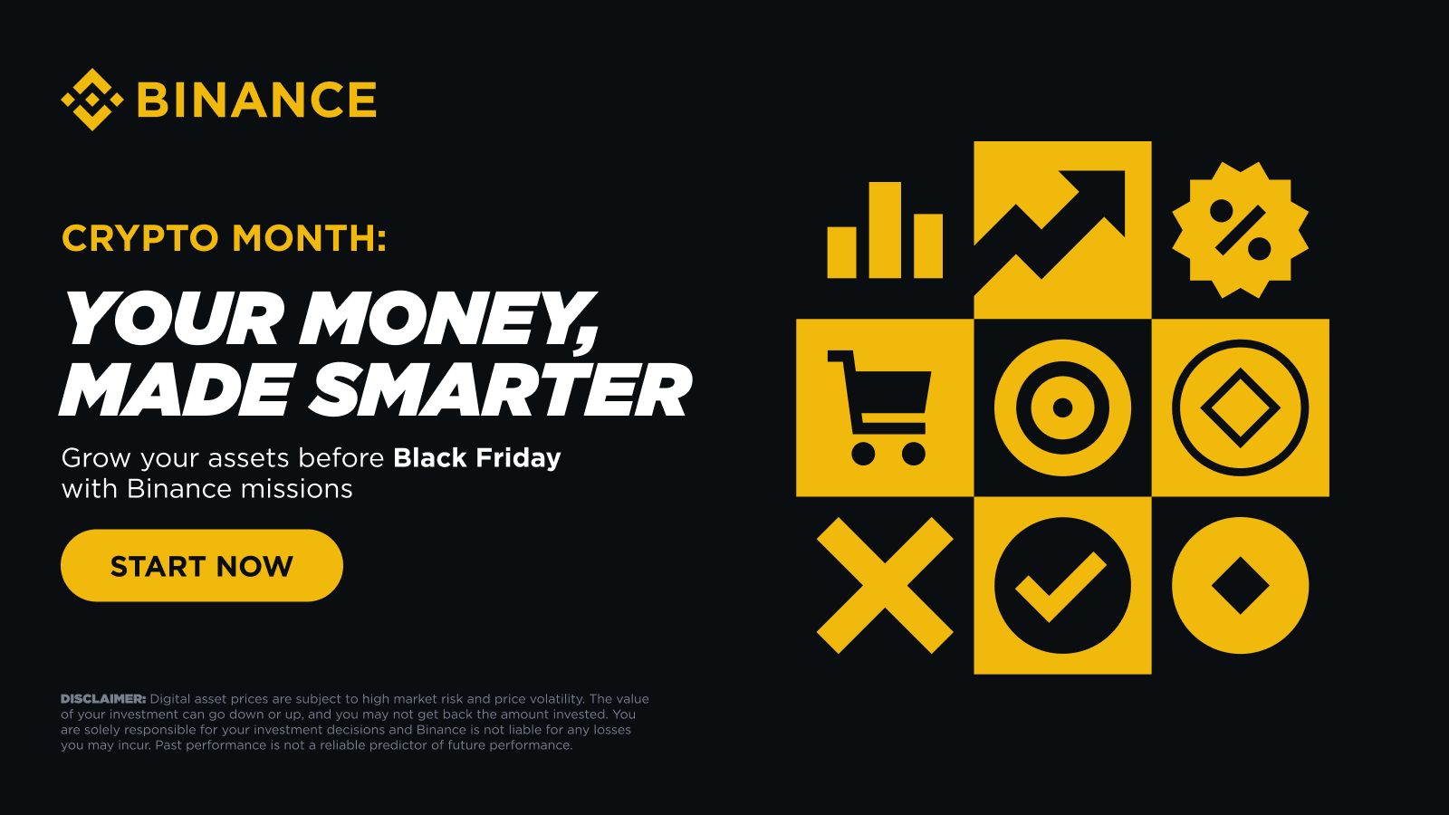 Welcome to Binance Crypto Month: Make Your Money Work Harder Before You  Spend | Binance Blog on Binance Square