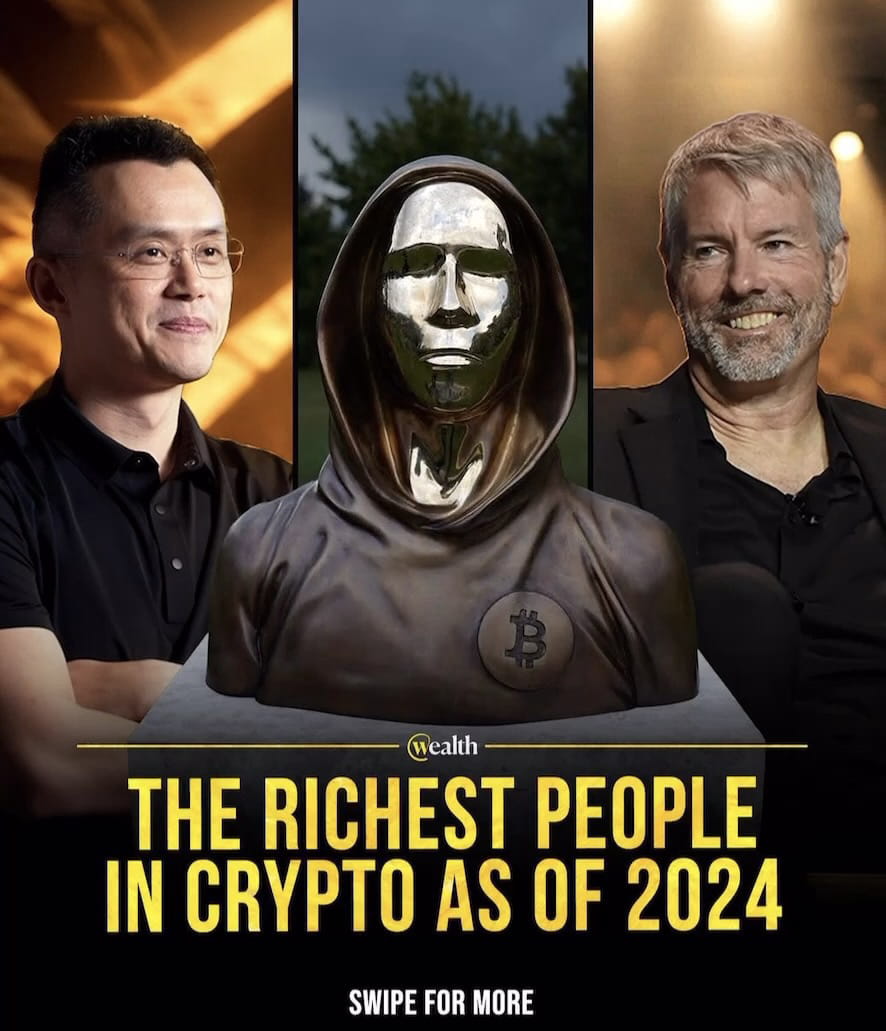 THE RICHEST PEOPLE IN CRYPTO AS OF 2024!💰 2025 WILL BE YOUR YEAR BRO! 🚀  NEVER LOSE YOUR HOPE!✊ #MarketNewHype | Tracer on Binance Square