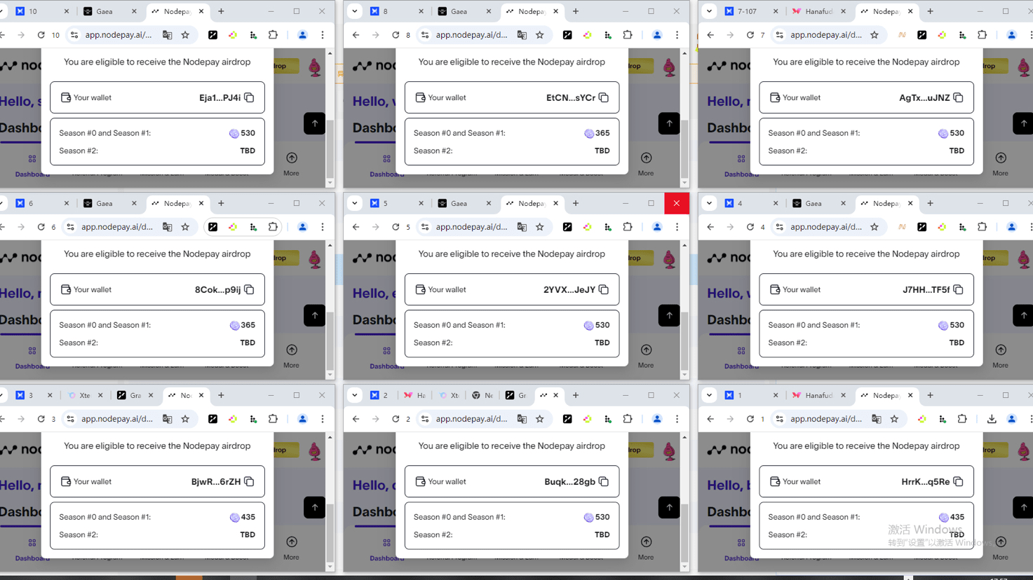 Nodepay第二季可以查询空投了| 黑奴撸空投发布于币安广场