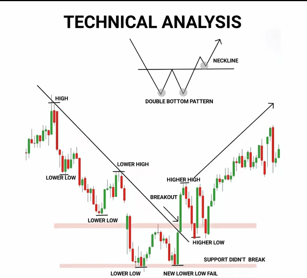 Biggner 瞭解幣安上的技術分析圖表模式，這有助於在幣安上進行交易| 幣安廣場上的Tradingguro