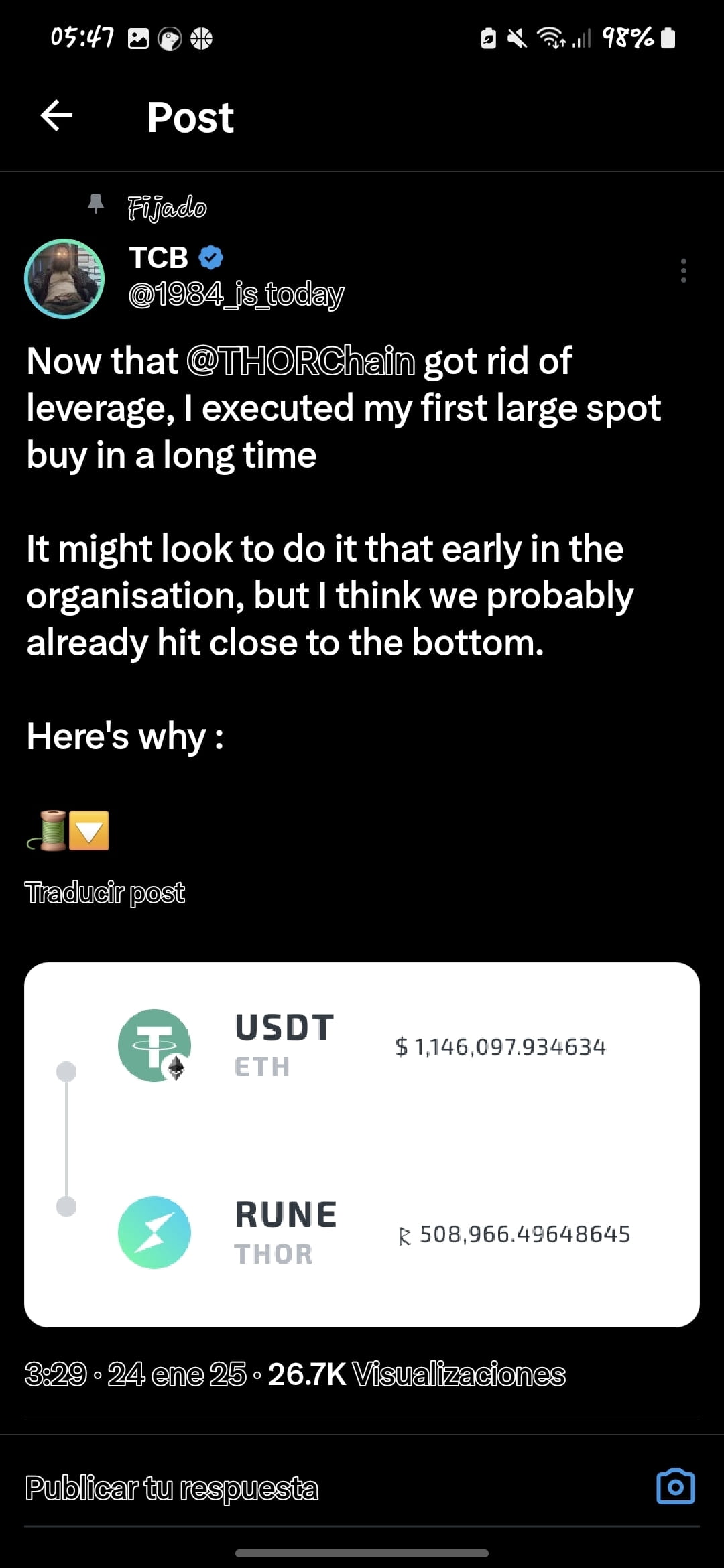 Qué está pasando con RUNE? El ciclo de miedo y la decisión que lo cambió  todo | Bruno365 en Binance Square