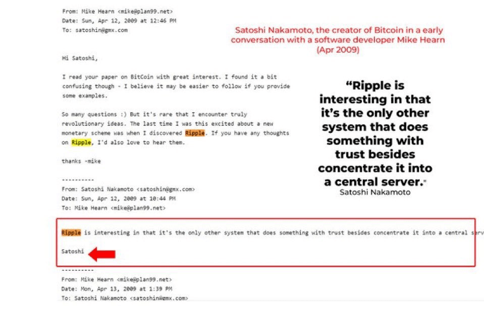 Satoshi Calls Ripple "Interesting"