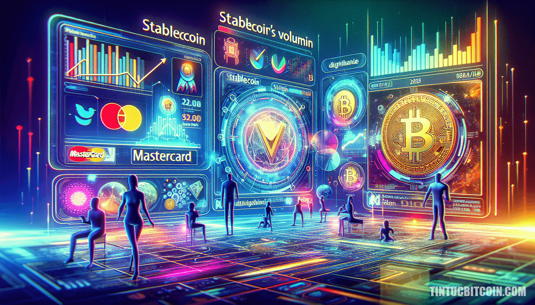 Khối lượng Stablecoin vượt hơn Visa, Mastercard 2024