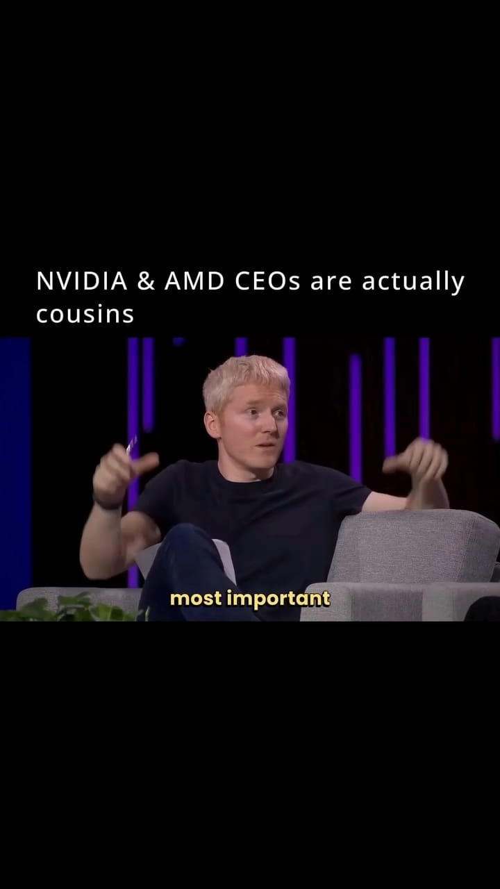 NVIDIA & AMD CEOs are actually cousins 🤯🤯🤯 | Enes on Binance Square