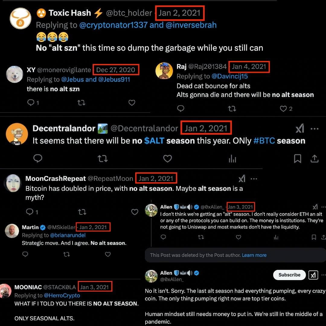 History repeats itself: no one believes in an altseason, but it will happen  | Proekt_73 on Binance Square