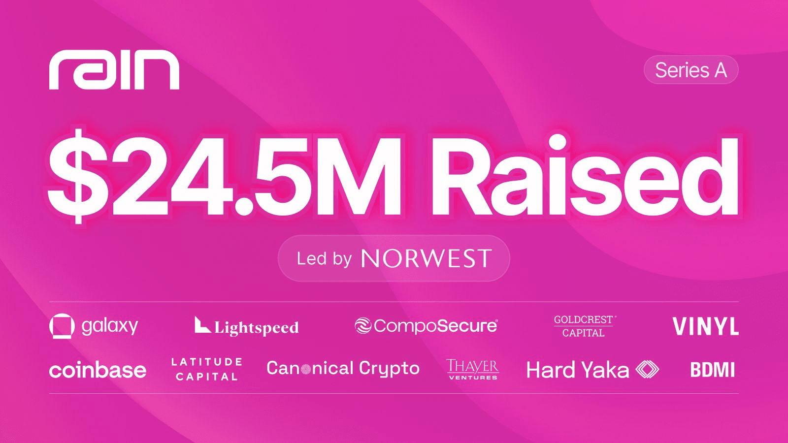 Rain Secures $24.5 Million to Transform Global Payments with  Stablecoin-Powered Innovations | davut1karabulut on Binance Square