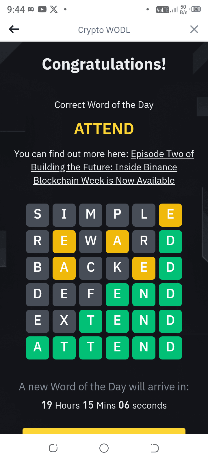 ☘️Six Letter Binance Wotd Answer Today☘️ 6 letter answer | Bella230 on  Binance Square