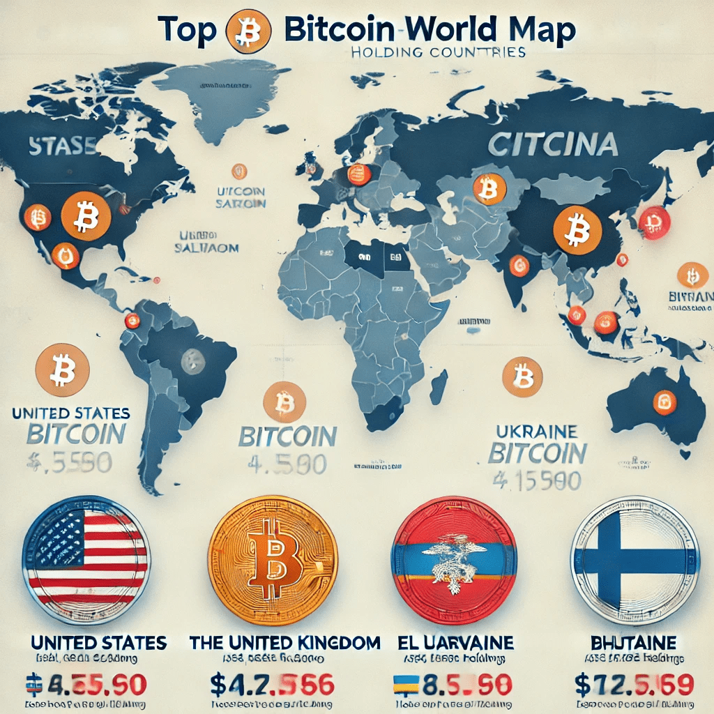 Liste der Länder mit dem meisten Bitcoin-Besitz weltweit. | Dwayps auf  Binance Square