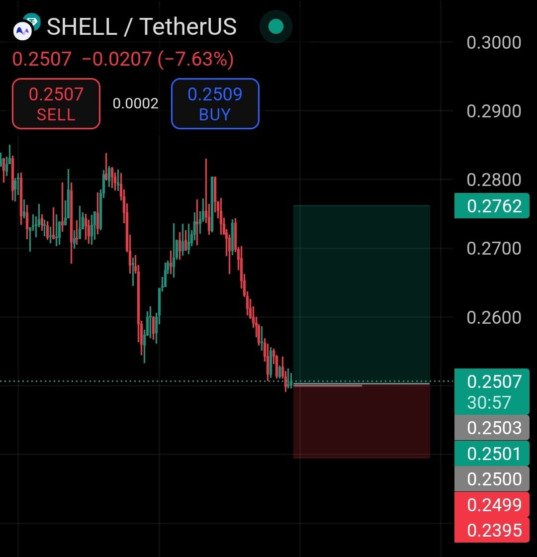 $SHELL /USDT โ Reversal Pattern Spotted SHELL drops -7.63 | Crypto ...