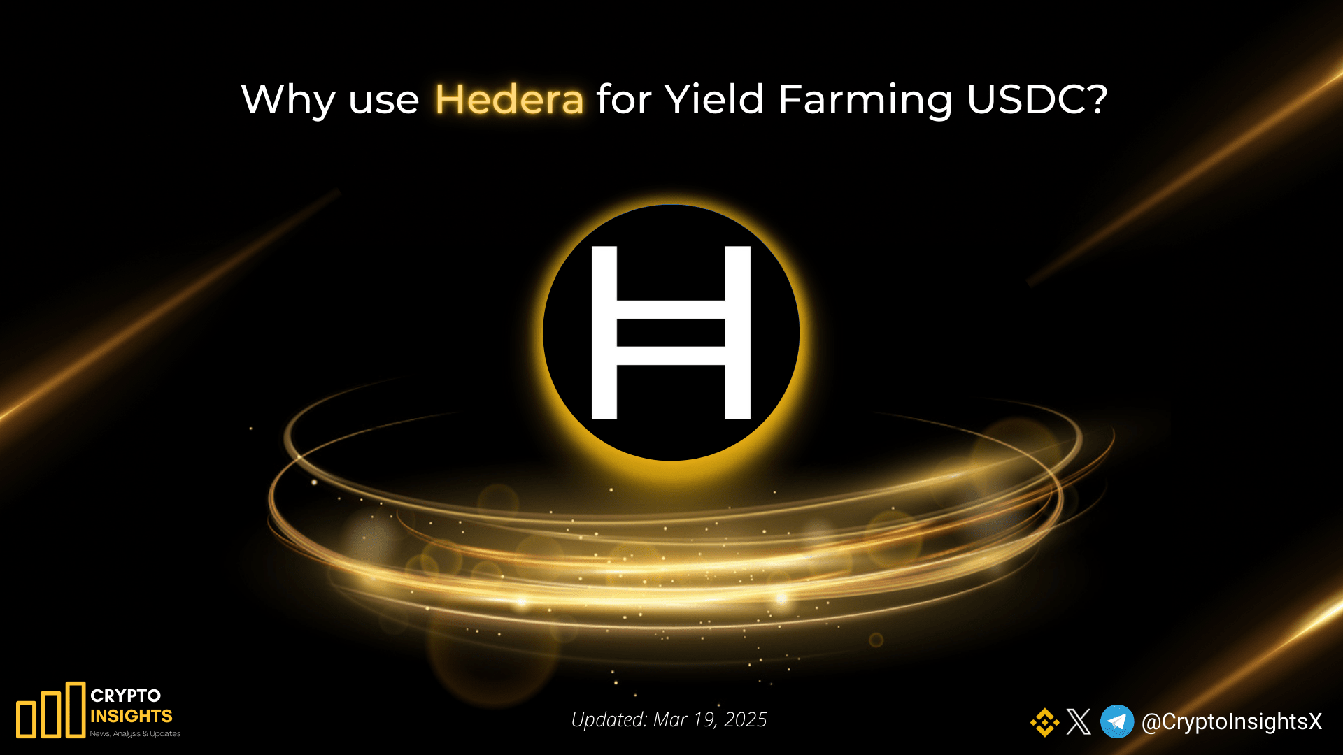 Pourquoi utiliser Hedera pour le farming de rendement USDC ? | Crypto  Insights sur Binance Square