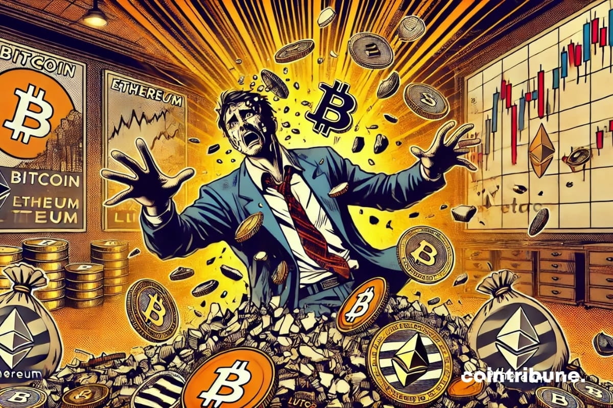 Le marché crypto qui s’effondre à cause de Trump