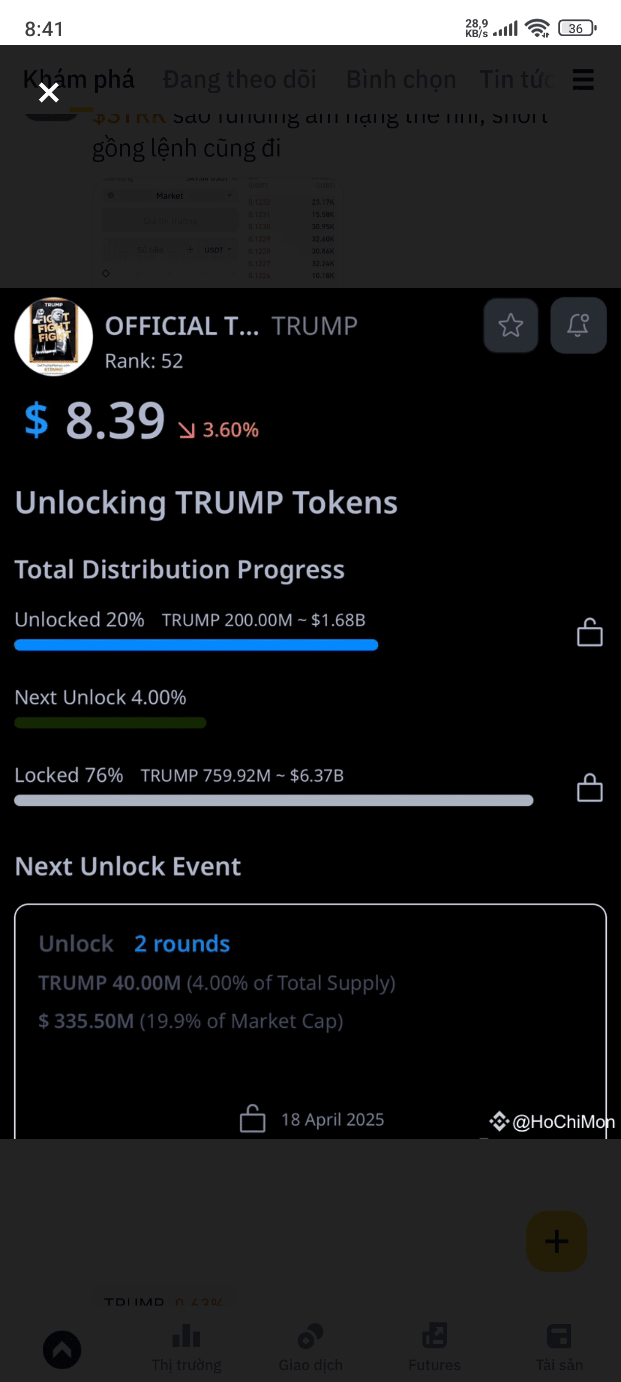 What will the price of #trump be after April 18, 2025 | đâu mẹ cái đầu khi  vào crypto on Binance Square