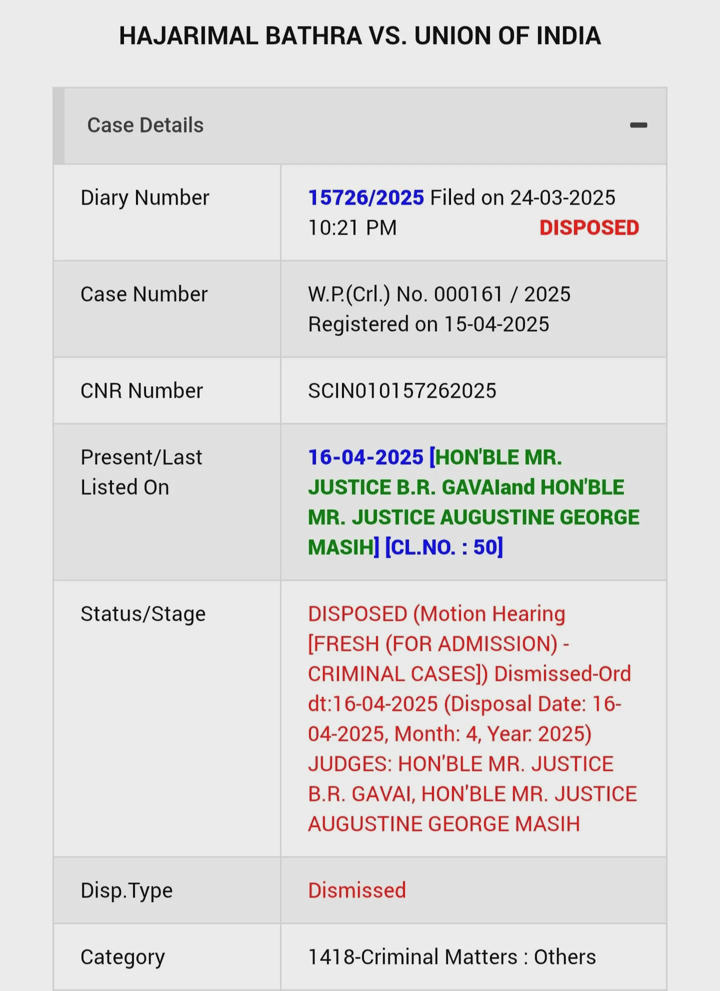 Legal particulars of WazirX customers against the hacked exchange in India