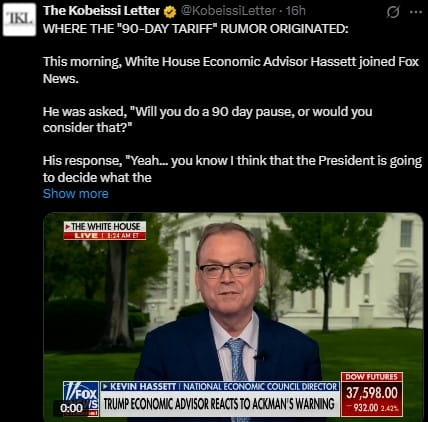 Trump Tariff Fake News