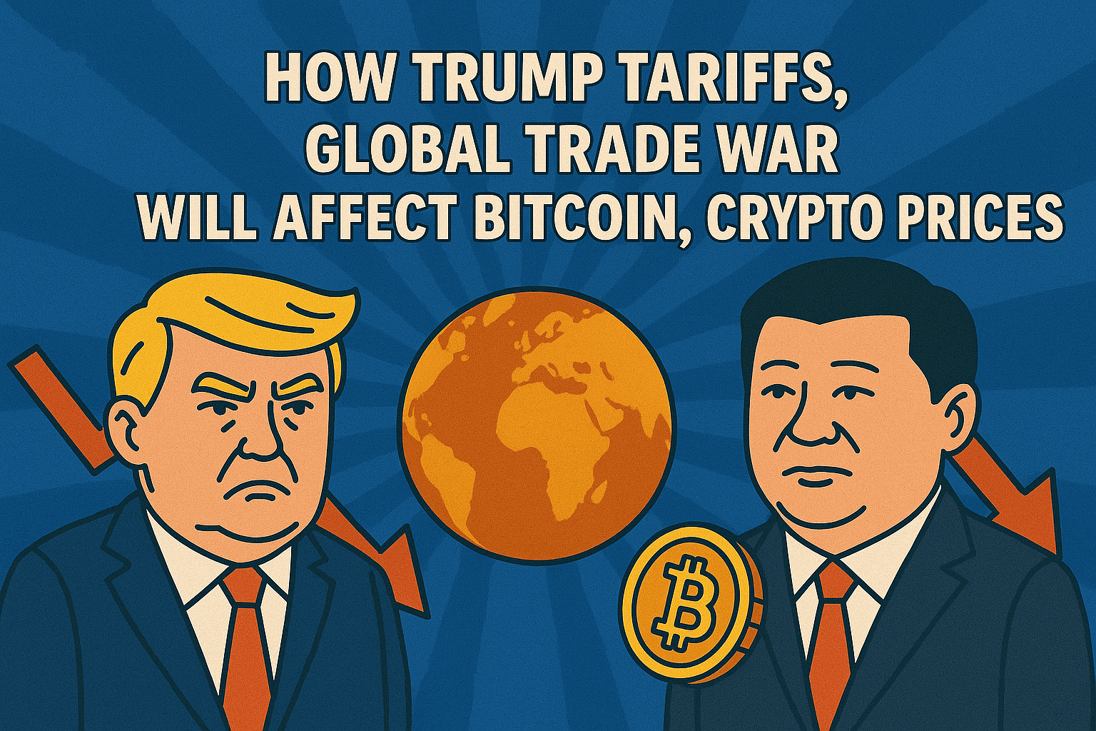 特朗普关税和全球贸易战对比特币和加密货币价格的影响| Blottersboi发布于币安广场