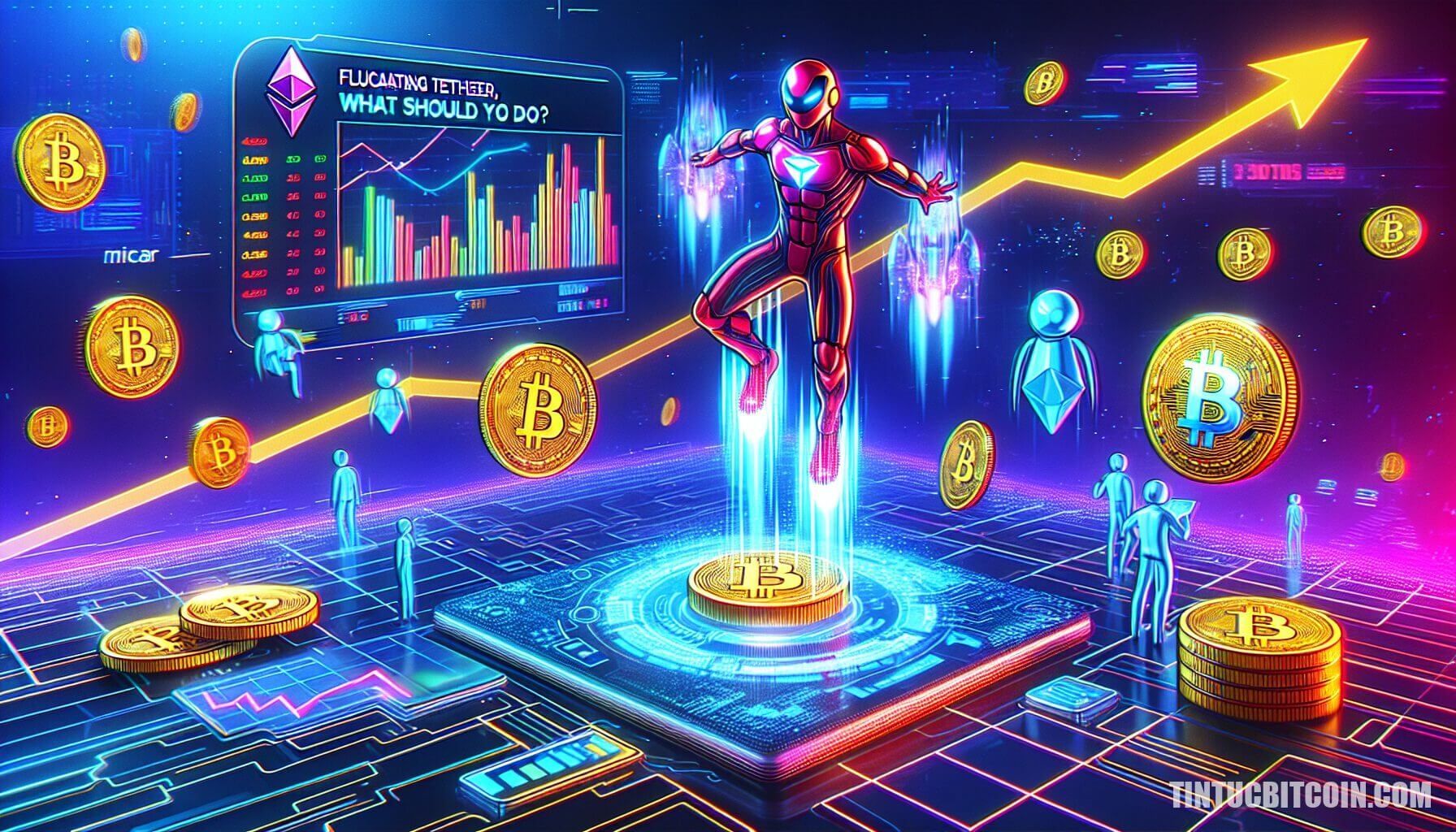 Tether giao động, Bitcoin tăng giá – Bạn nên làm gì?
