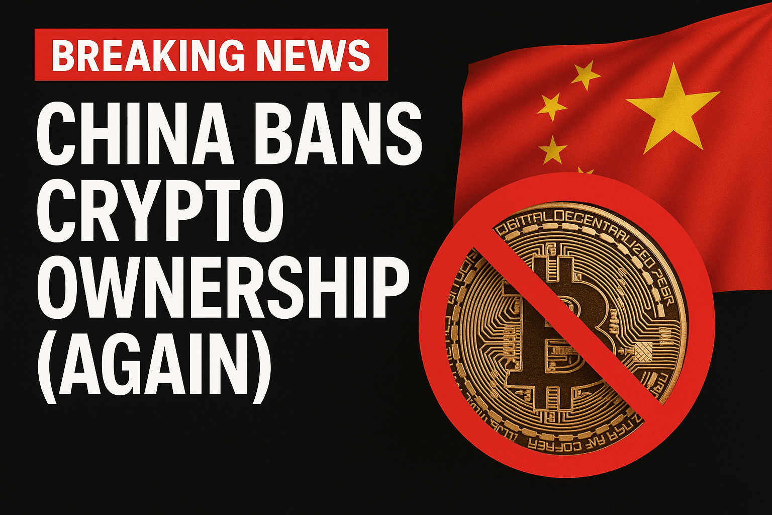 中国最新打击行动禁止加密货币所有权| Sadia Mughal 786发布于币安广场