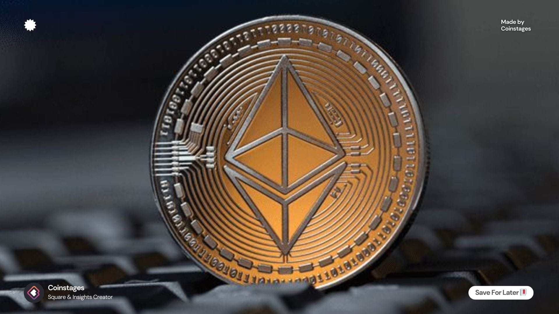 以太坊(ETH) 朝向$3,000：可能触发下一次大涨的3 个关键催化因素| Coinstages发布于币安广场