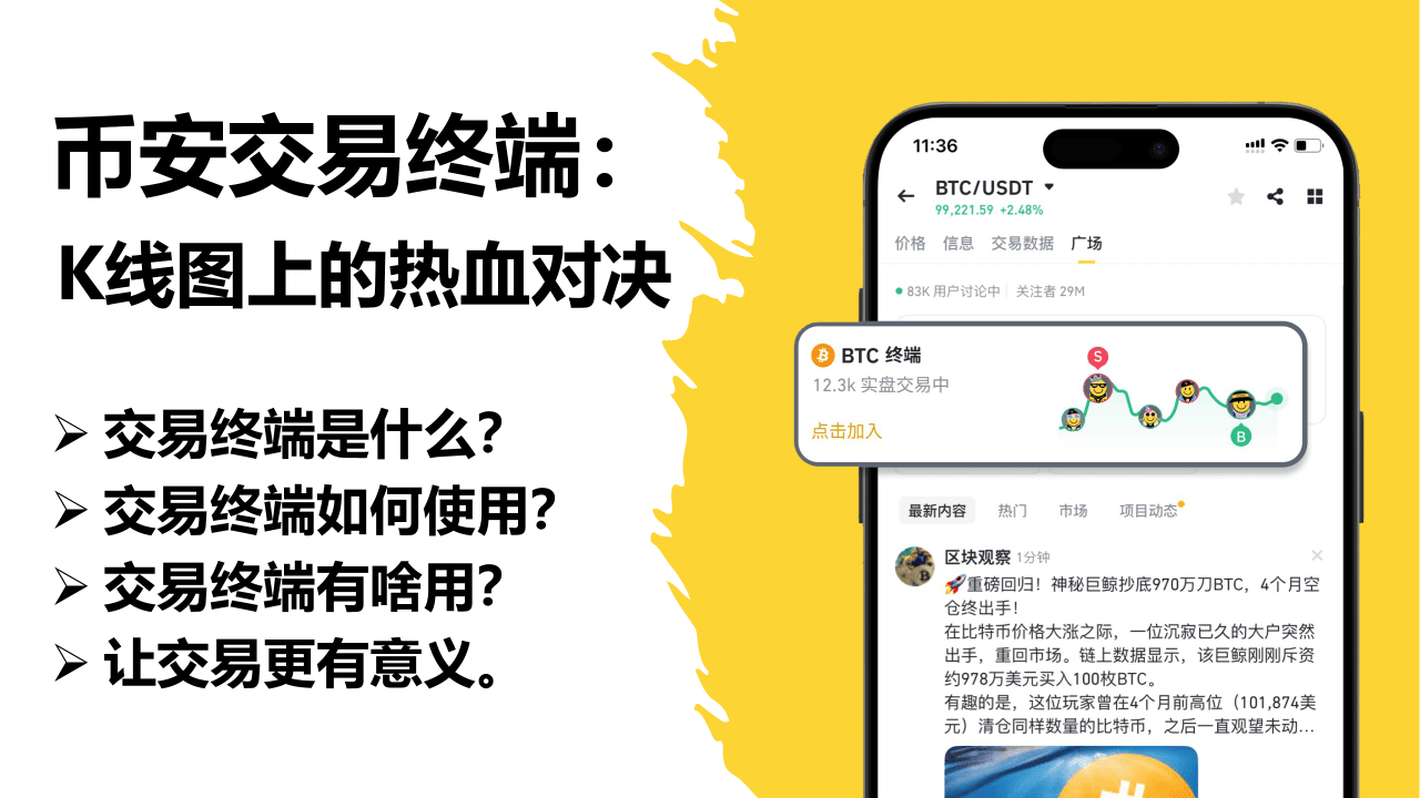 币安交易终端：K线图上的热血对决| Van社长على Binance Square