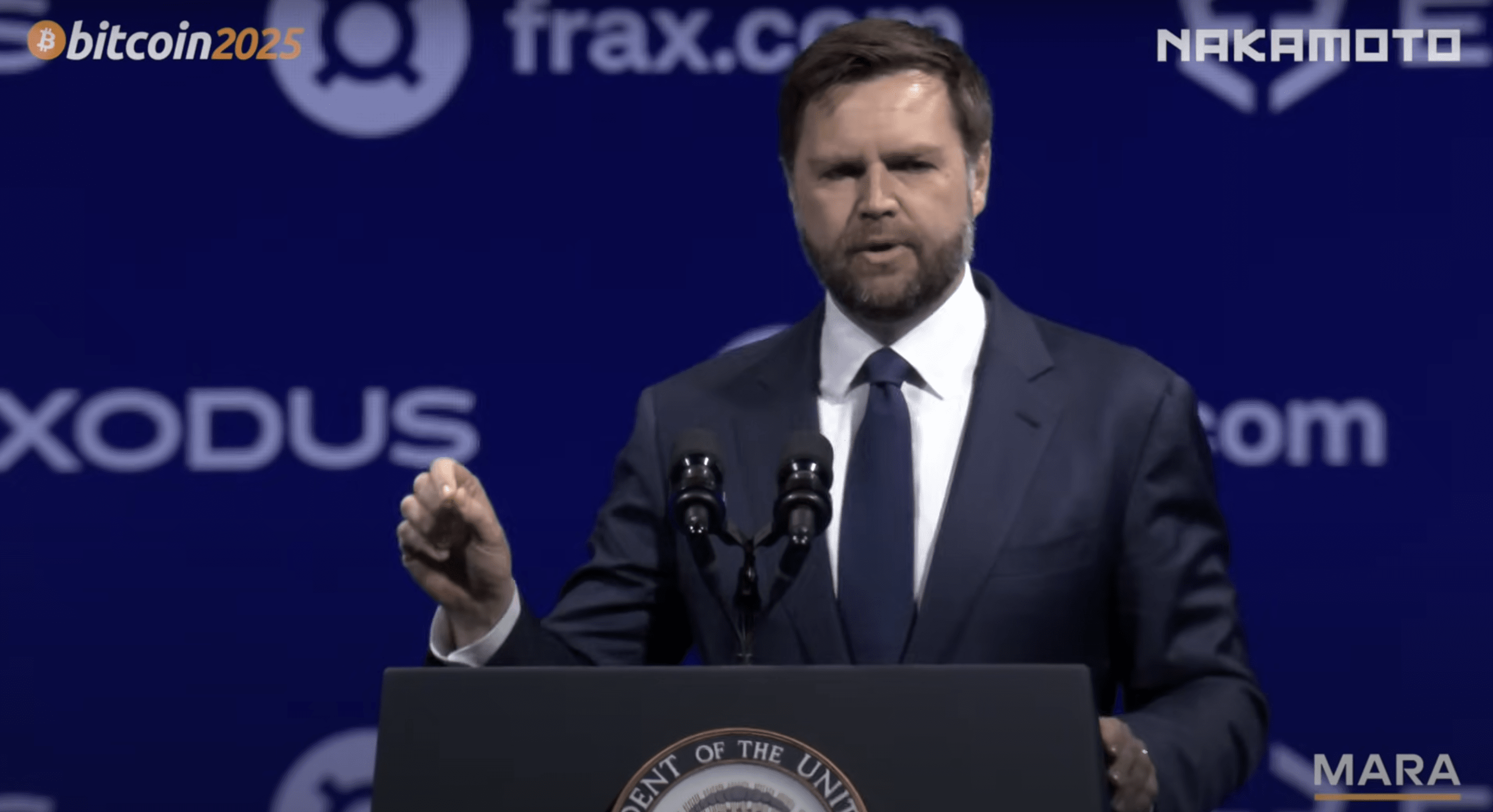 比特幣-Bitcoin 2025-JD Vance-參與政治