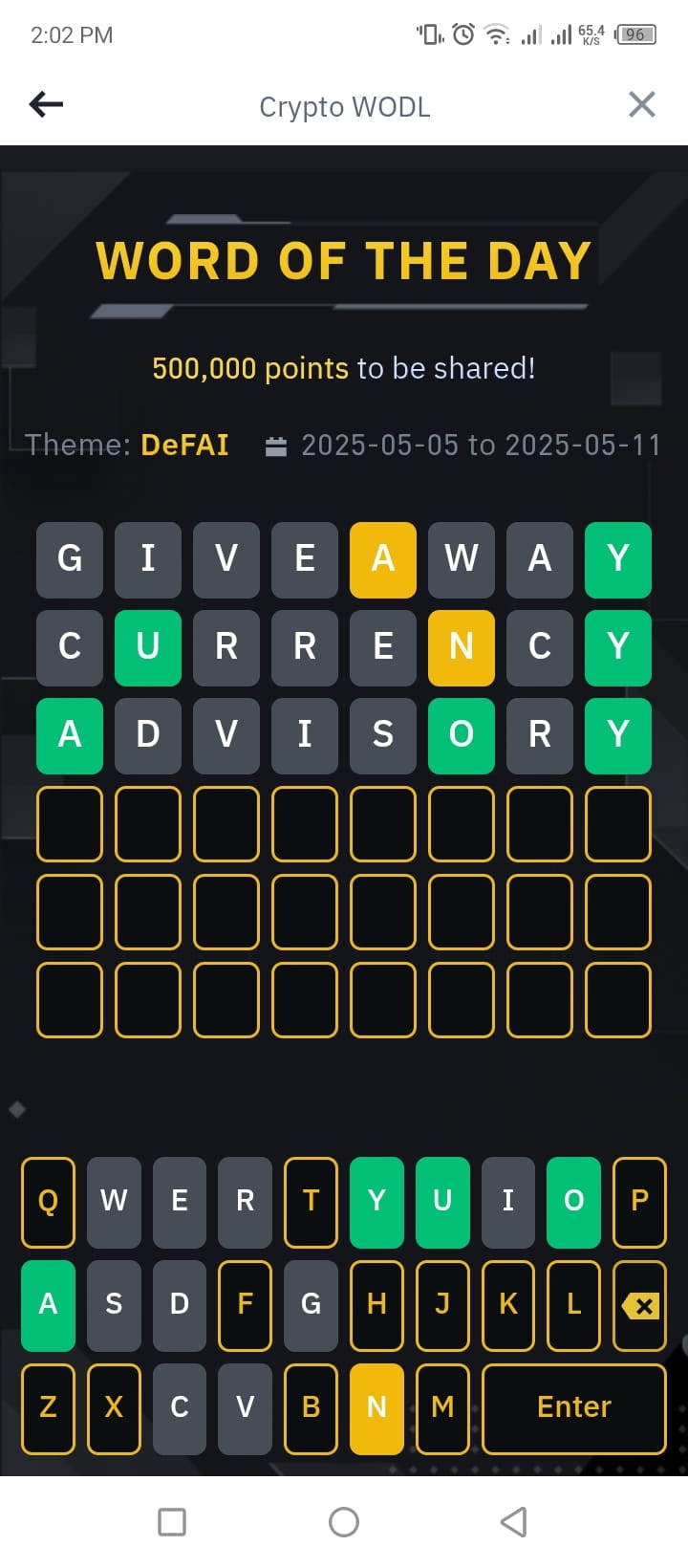 Binance Palavra do Dia 8 Letras Respostas #WordOfTheDay >> | Baazigar2822  no Binance Square