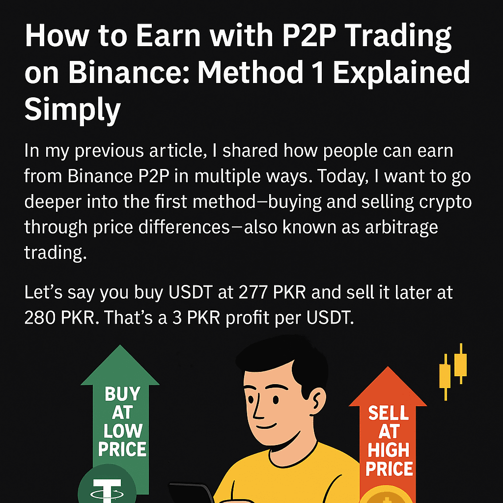 Come guadagnare con il trading P2P su Binance: Metodo 1 spiegato  semplicemente: | Queen_45 su Binance Square
