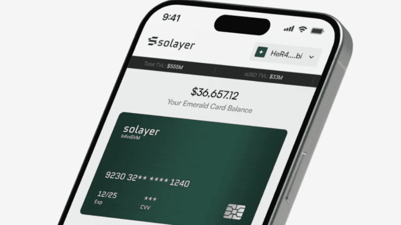 What is the much-hyped Solayer Emerald Card that can be used to buy  groceries and coffee? | 初晓链Lola on Binance Square