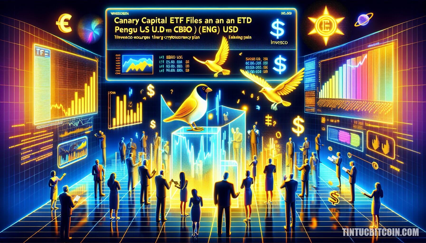 Canary Capital nộp hồ sơ quỹ ETF PENGU USD với CBOE, Invesco thúc đẩy kế hoạch ETF SOL tiền điện tử