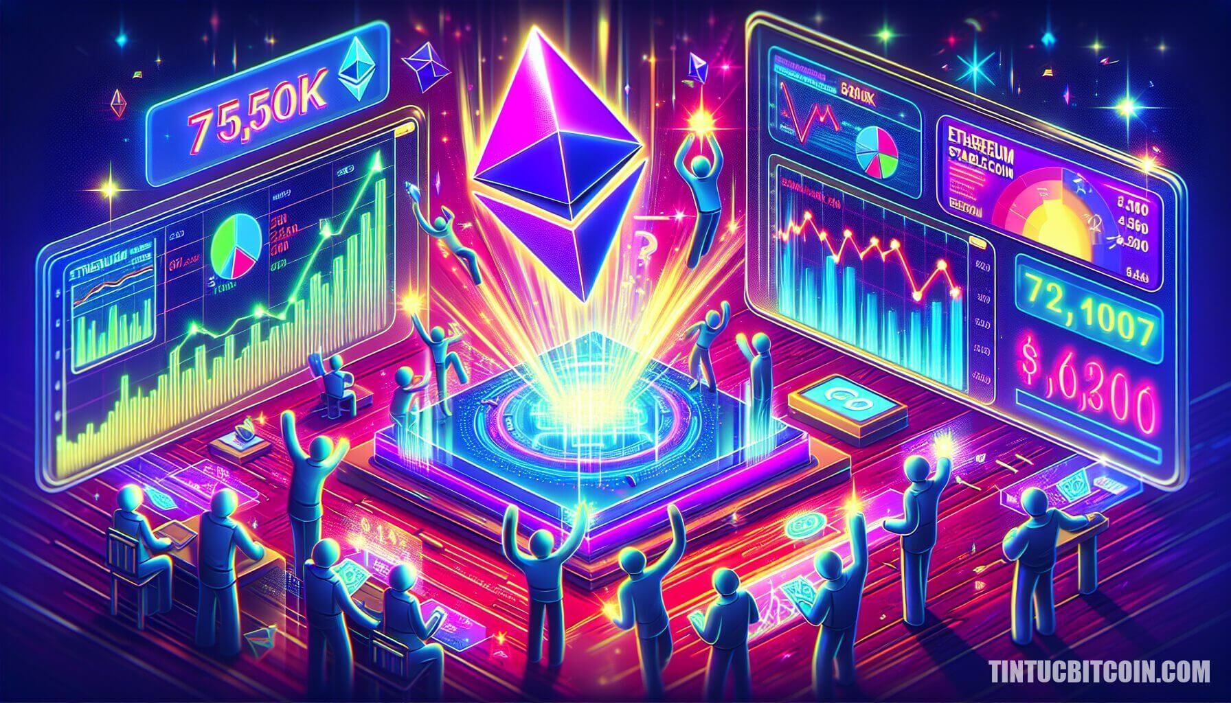 Sự bùng nổ người dùng stablecoin Ethereum đạt 750K mỗi tuần