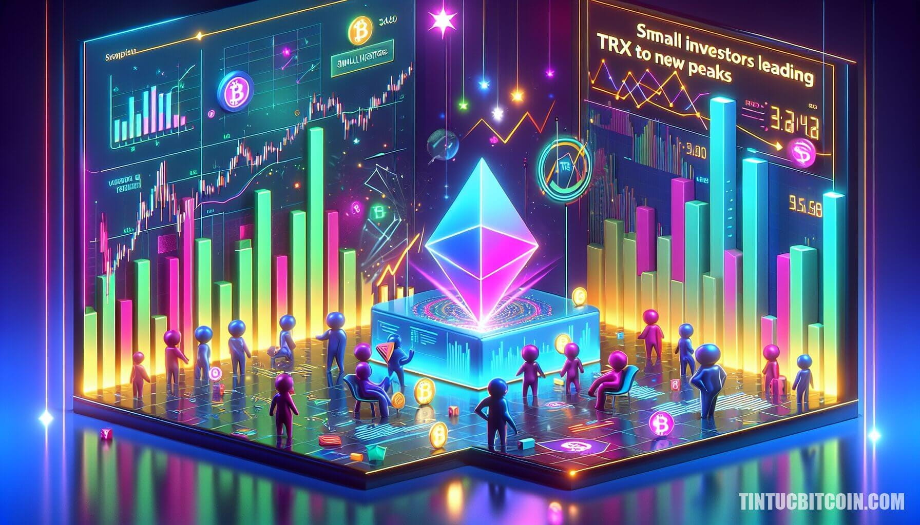 TRON bùng nổ: Nhà đầu tư nhỏ lẻ dẫn dắt TRX vượt đỉnh