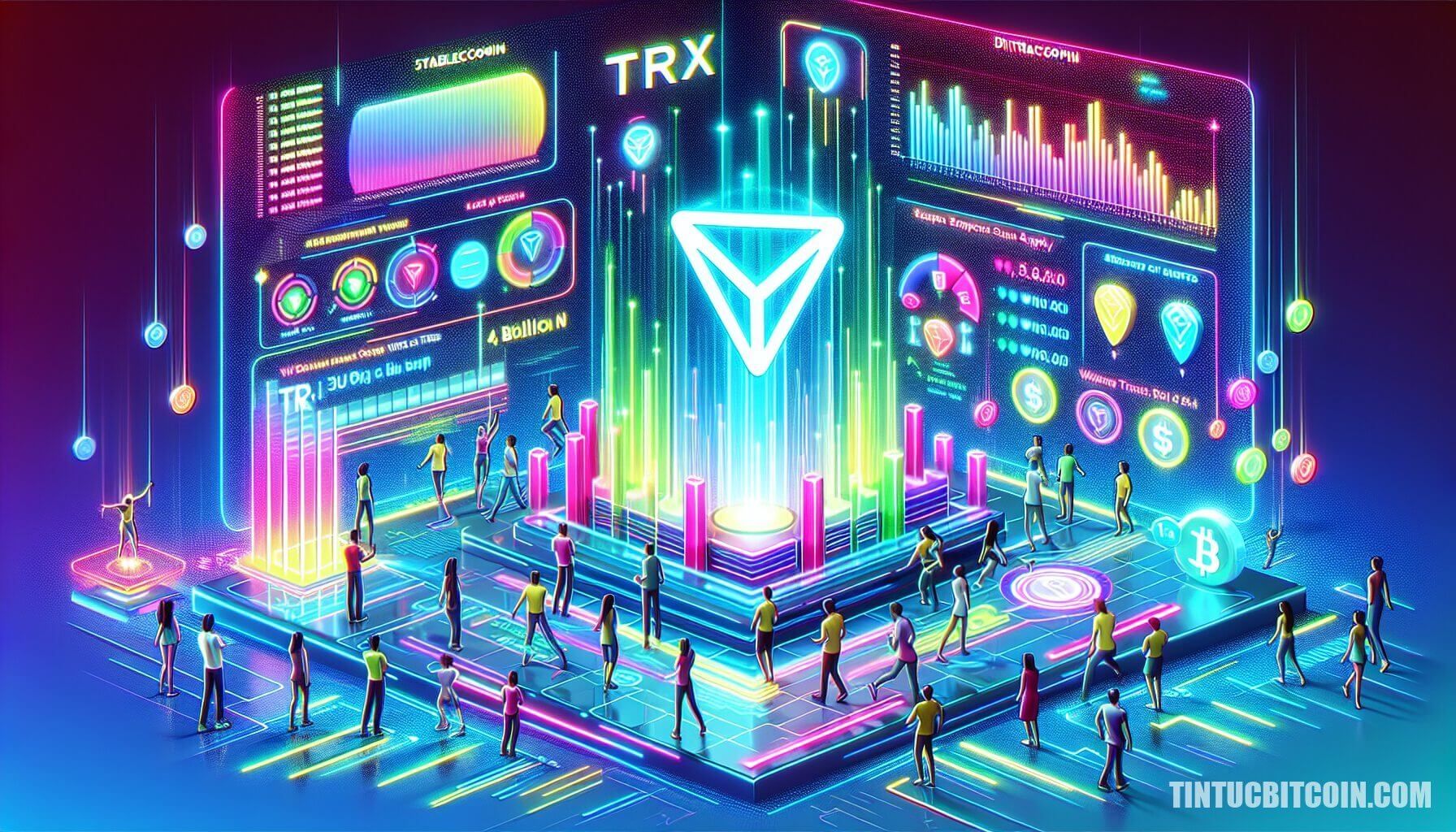 TRX có bứt phá khi nguồn cung Stablecoin của TRON đạt 80 tỷ USD?