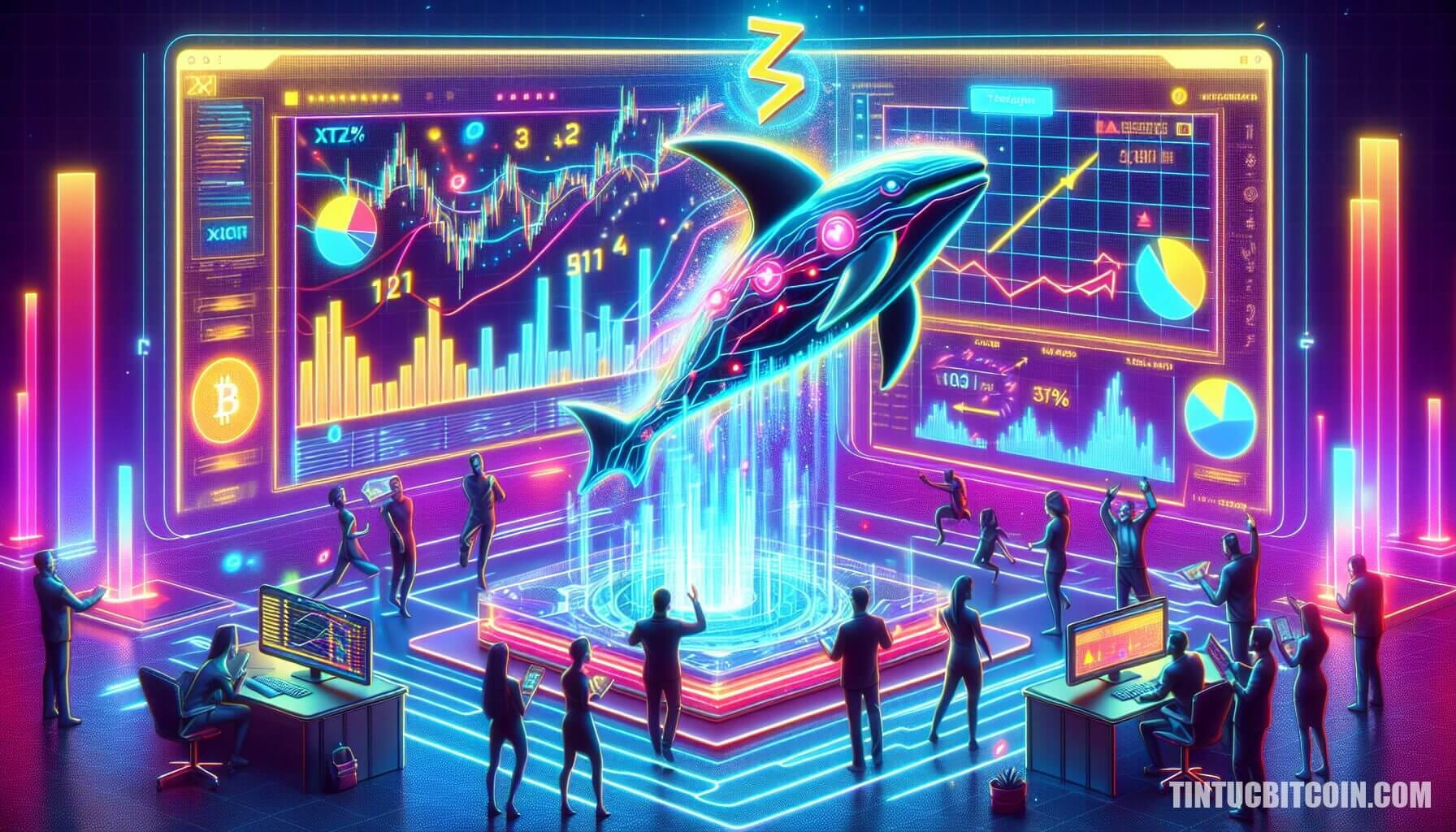 Tezos cá voi kéo giá XTZ tăng 112% trong tháng qua