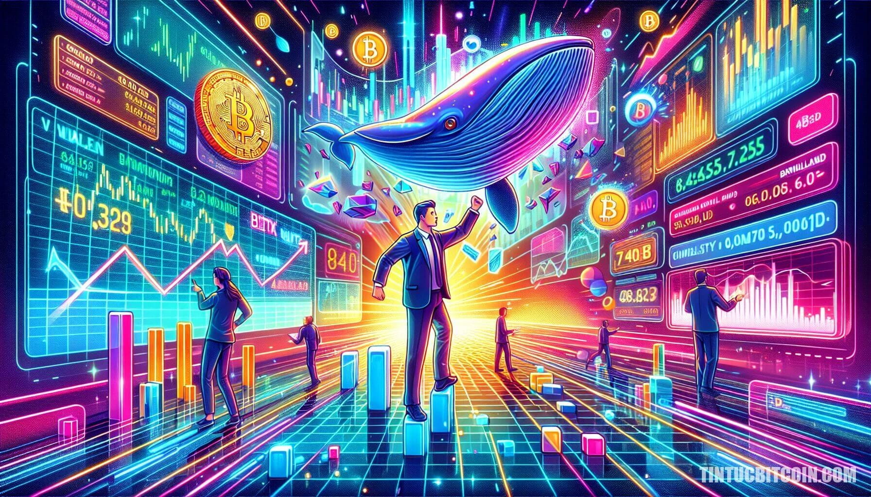 Bitcoin tăng giá, cá voi mua 600 triệu USD, nhà đầu tư cá nhân bán ra