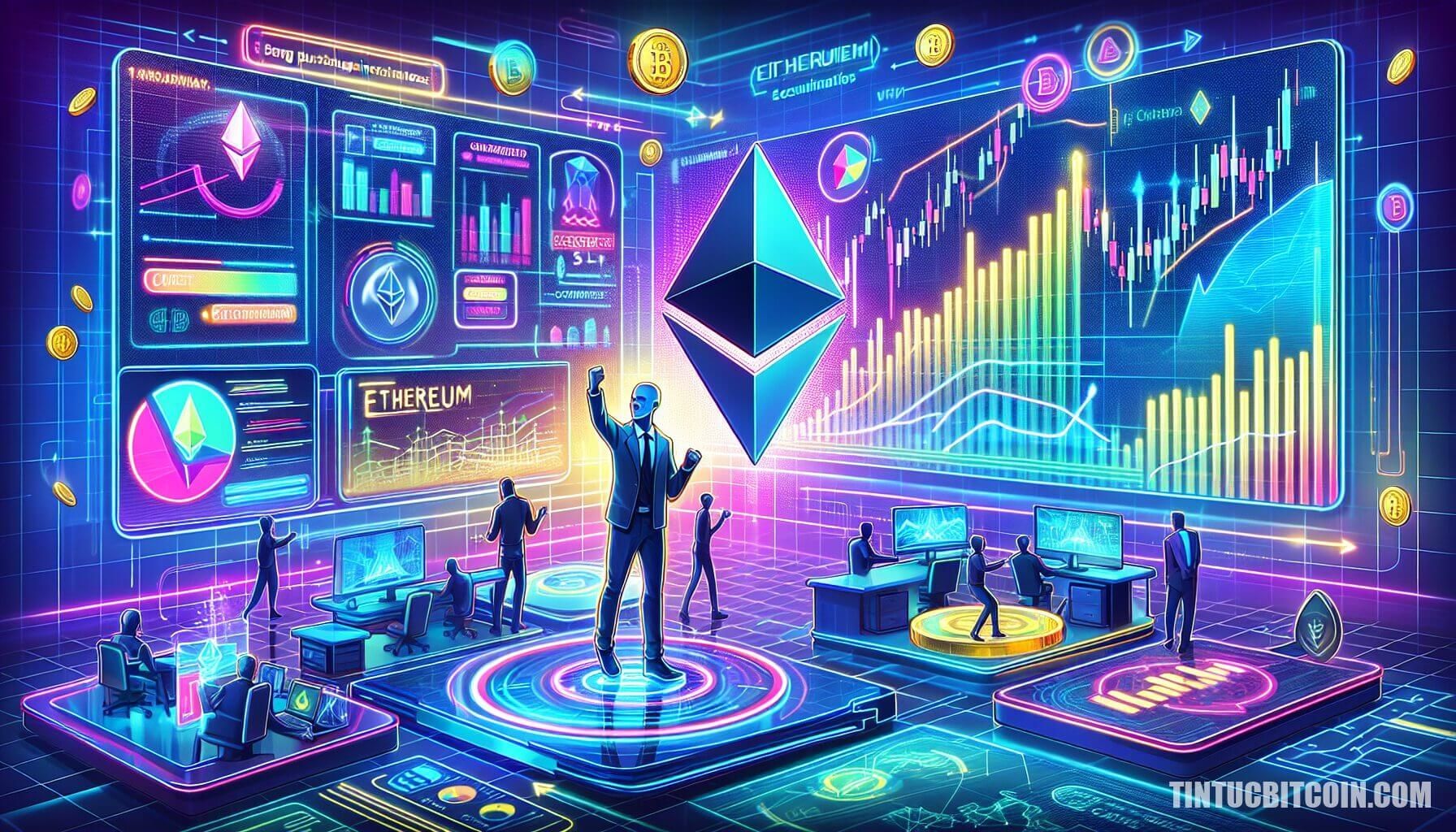 Ethereum tăng mua mạnh khi các công ty đua tích trữ Token