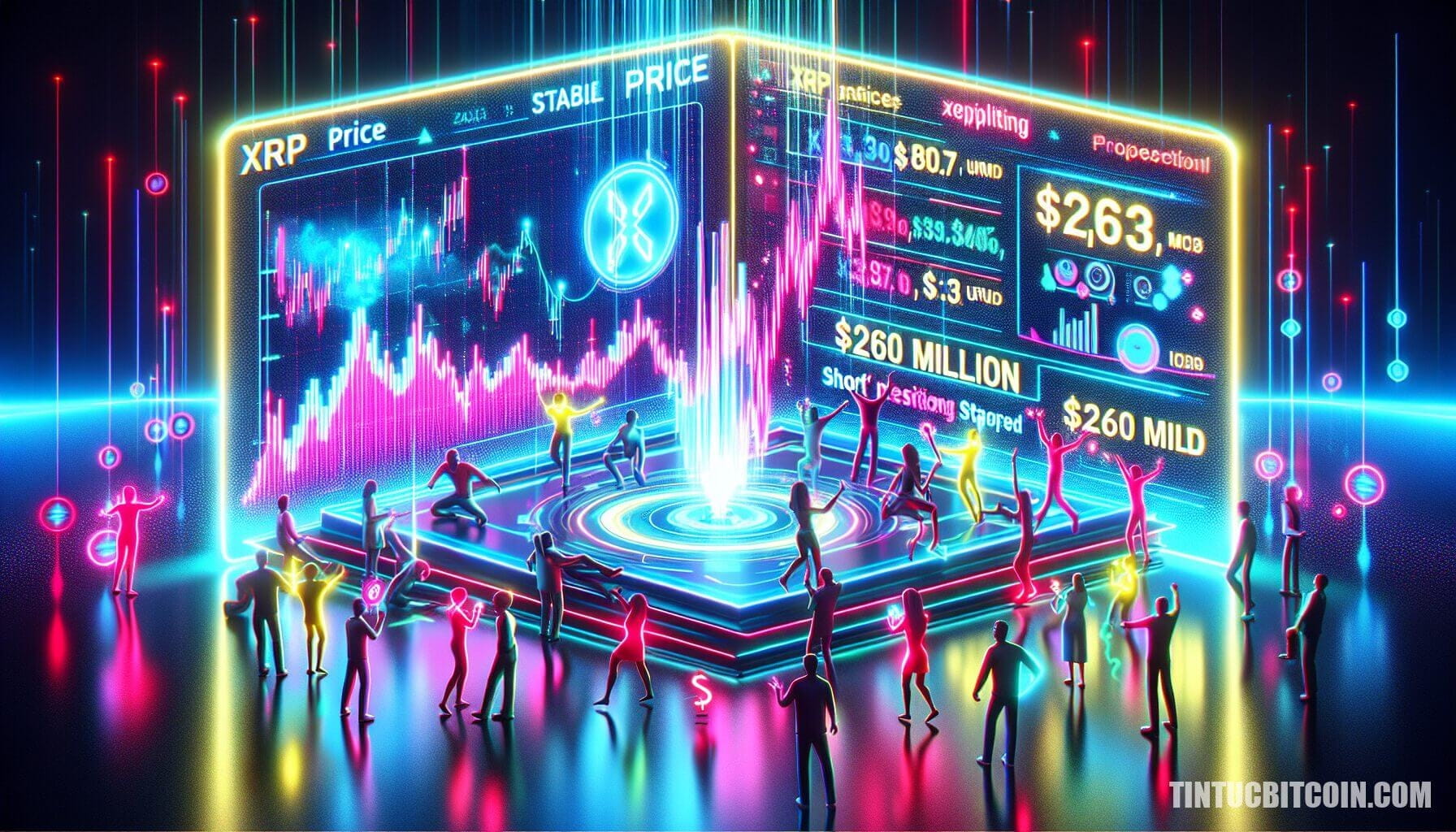 XRP giá ổn định, 260 triệu USD vị thế short có khiến giá đảo chiều?