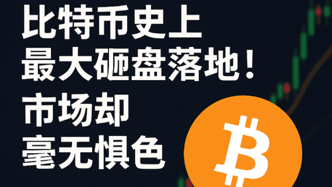 The largest Bitcoin dump in history has landed! The market, however, shows  no fear! | 币姥爷 on Binance Square