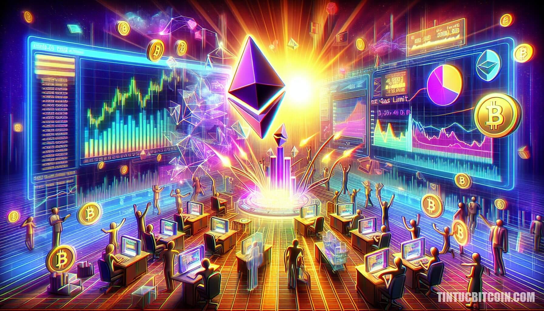 Ethereum tăng giới hạn gas khi nhà giao dịch hướng đến mốc 4.000 USD