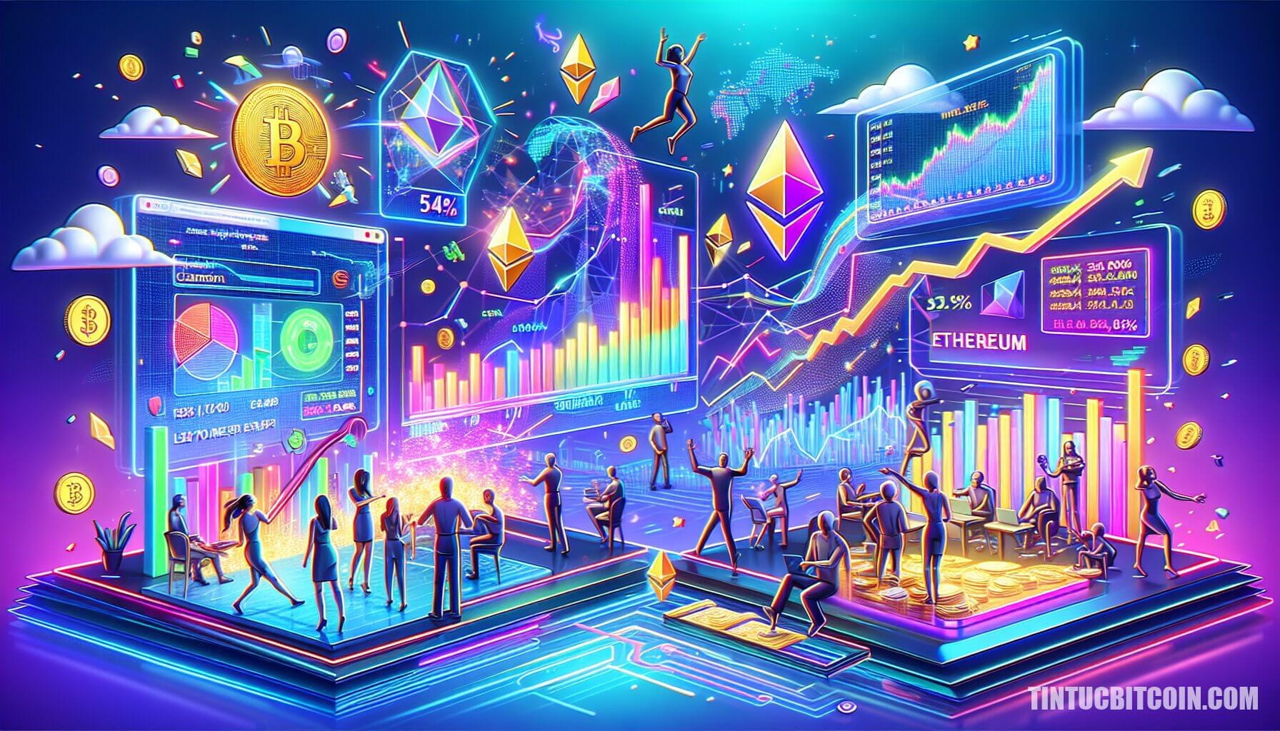 Ethereum dẫn đầu stablecoin với 54% thị phần được ủng hộ bởi Phố Wall