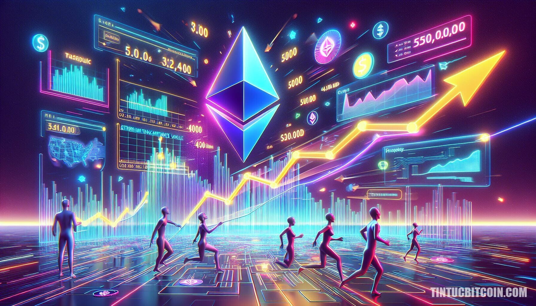 Ethereum cá voi nạp thêm 540 triệu USD, giá ETH hướng về 3.200 USD