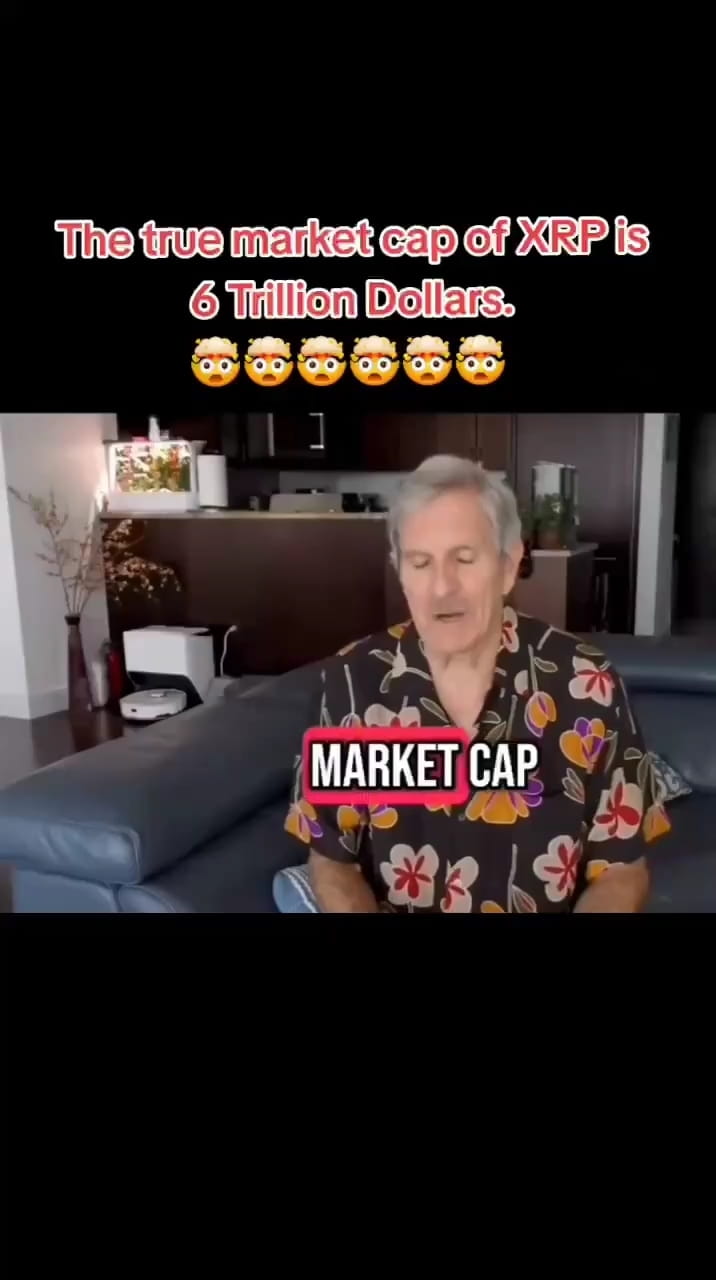 XRP Is this true? XRP true market cap is 6 Trillion dollars already?  🤯🤯🤯🤯🤯🤯🚀🚀🚀. Like, Share And follow for More Content 🥺. Comment 👇  about Xrp market cap . #xrp #xrpcommunity #XRPHolders #